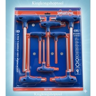 (T64)WADFOW- 8-Piece T-Handle Hex Wrench Set WHK1481.TTT TTT TTT