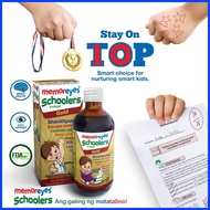 ❧ ⊕ ▰ MemorEyes Schoolers Gold Syrup 120ml Brain Memory & Eye Supplement for Kids Plus DHA Lutein V