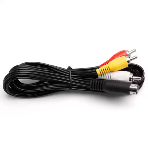 Cable for SEGA Mega Drive 2 AV Cable RCA Audio Video Cable Cord replacement for SEGA Genesis 2