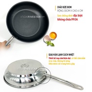 FIVESTAR premium 430 stainless steel 3-bottom induction cooker pan, super durable and beautiful