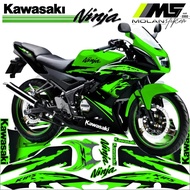 Decal Sticker Striping Variasi NINJA RR 150 New 2Tak 2012-2013-2014-2015-2016 Motif Ori NINJA RR SE 