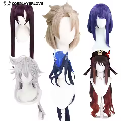 Genshin Impact Razor Albedo hutao Raiden Mona Clorinde Headwear for Cosplay Halloween Carnival Costu