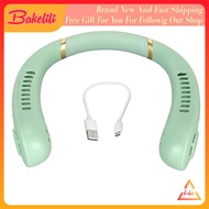 Bakelili Bladeless Neck Fan Portable Hand  Silence Wearable Silicone Air Con 2bd