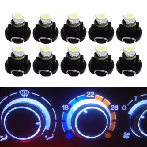 10pcs T3 T4.2 T4.7 1SMD LED low consumption high bright long life bulb NEO wedge instrument panel co