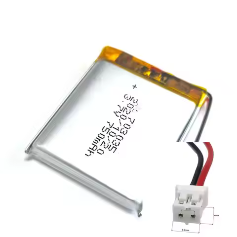 3.7V 700mAh 703035 Li-Polymer Li Battery JST-PH 2pin 2.0 For MOBILE POWER TABLET DVD GPS MP4 CAMERA 
