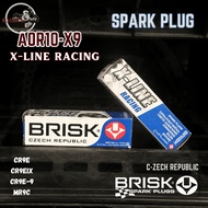 BRISK SPARK PLUG X-LINE AOR12-X9 CZECH REPUBLIC FOR YAMAHA HONDA BENELLI