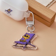 SNOOPY史努比躺椅曬太陽鑰匙圈