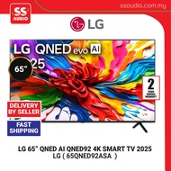 【 DELIVERY BY SELLER 】 LG  65QNED92ASA /75QNED92ASA 65"/75"  EVO AI 144HZ MINILED PRECISION DIMMING 