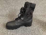 511ยี่ห้อปานามารองเท้าผู้ชายยี่ห้อทะเลทรายรองเท้า Cowhide รองเท้าสีดำ Cowhide รองเท้า