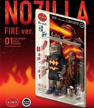 100%全新連啡盒 godzilla 怪獸糸列 no吉拉 好吉拉 火燄版