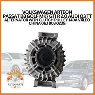 VOLKSWAGEN ARTEON PASSAT B8 GOLF MK7 GTI R 2.0 AUDI Q3 TT ALTERNATOR WITH CLUTCH PULLEY 140A VALEO C