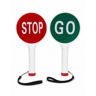 stop & go signal warning traffic sign Handheld Stop Go command sign for traffic safety