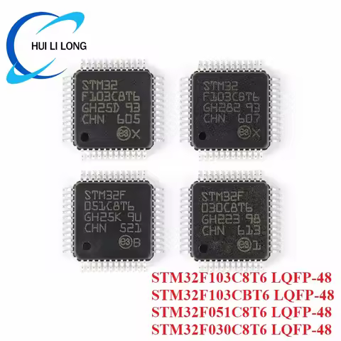 STM32F103C8T6 STM32F103CBT6 STM32F051C8T6 STM32F030C8T6 LQFP-48 STM32 F103C8T6 F103CBT6 F051C8T6 F03