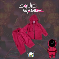 Children's Squid Game Guard Costume Squid Game Guard Jacket Set