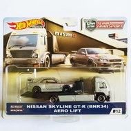 Hot Wheels Team Transport Nissan Skyline GT-R BNR34 GTR R34 Aero Lift