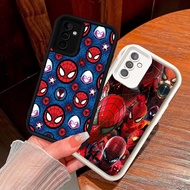 Black and White Soft Silicone Casing for Samsung Galaxy A55 A04s A05S A13 A26 5G Z-78 Spiderman