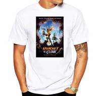 100% Cotton Men's Ratchet and Clank Design Causal T-Shirts women tshirt
