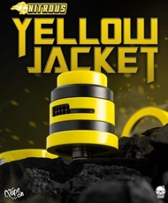 RDA NITROUS 22mm YELLOW JACKET Hybrid Single / Dual Coil BY KOKO SARANG X DAMN VAPE OFG