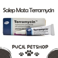 Salep Mata Kucing Anjing Terramycin Anti Belekan Ampuh Salep Mata