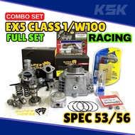 SUPER BLOCK RACING EX5 DREAM EX5 CLASS 1 COMBO SET 53MM 56MM EX5 DREAM SPEC 53 56 BLOK + CARB + CAM 