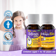 Ddrops Kids Liquid Vitamin D3 & A for Easy Daily Supplementation