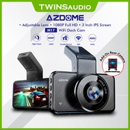 AZDOME M17 1080P Full HD Dual Channel Dash Cam WiFi 24H Parking
