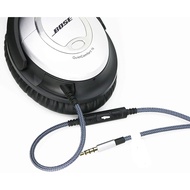 Audio Cable with in-Line Mic Remote Volume Compatible with Bose QC15 QC25 QuietComfort 15, QuietComfort 2 Headphone
