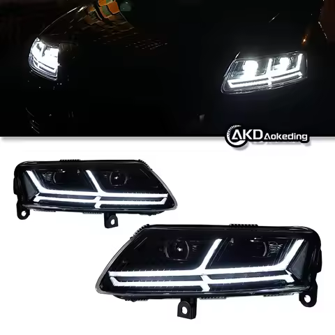 Headlight For Audi A6 C6 LED Headlights 2005-2011 Upgrade Design LED Headlight DRL Dynamic Singal Hi