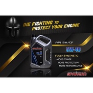 SPARTAN Fully Synthetic SN 5w40 Engine Oil Lubricant 5w-40 4L / 4Litre Minyak Hitam