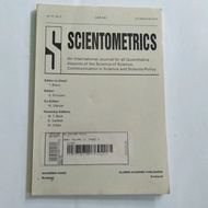 SCIENTOMETRICS June 2001 Vol 51 No.2 Original Preloved Book