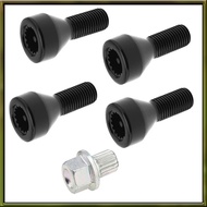 5pcs M12x1.5mm Wheel Lock Set for     Z4 Z3 M6 M5 M3 650i 535i 528i 525i 335i 328i 330i