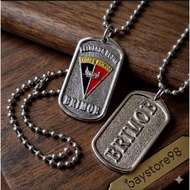 Triangle lotus brimob corps necklace