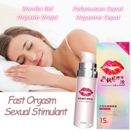 Hogashop Pelumas Orgasmic Gel Pleasure Spray Wanita Orgasm Drops 15 ml Pelumas Vagina MISS V