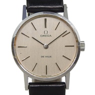 นาฬิกาข้อมือ OMEGA De Ville สแตนเลสสตีล ระบบไขลาน หน้าปัดสีเงิน สำหรับสตรี【สินค้ามือสอง】