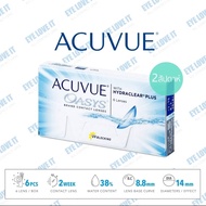 ACUVUE OASYS คอนแทคเลนส์ใส สายตายาว ราย 2 สัปดาห์ ค่าความโค้งเลนส์ 8.8