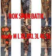 (Q-TY- ) NEW FASHION BATIK SPAN SKIRT size ML XL XXL 3L 4L 5L ready to ship
