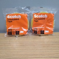 Scotch transparent tape 500 size 12mm x 66M tape