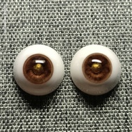 Bjd Resin Eye 1/12 1/8 1/6 1/4 1/3 Gypsum Eye Gold Foil Chocolate Brown Doll Eye