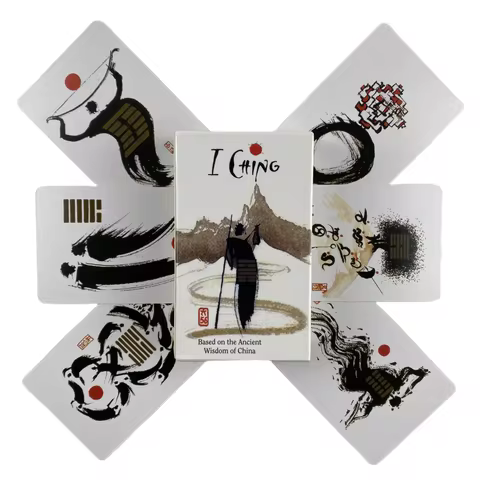 Wisdom Of China I Ching Tarot Cards Divination Deck English Vision Edition Oracle Board Playing Game