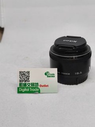 新淨  Nikon 1 黑色 
Black  18.5mm  18.5 f1.8  j1 j5 s1 s2 v1 定焦 標準鏡 成像一流 手快有