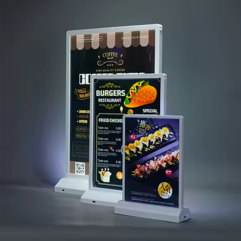 menu black board rechargable led light box picture frame menu board like led menu board ecran