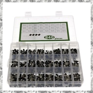 [I O J E] 840Pcs/Set 24Values TO-92 Transistor BC547 BC327 BC337 2N2222 3904 PNP/NPN Transistors Set