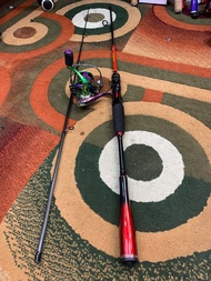 Joran warrior zorro 1.8m carbon set Reel 3000