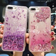 OPPO CPH2477 CPH2471 CPH2579 CPH2591 CPH2179 CPH2185 Case TPU Cover Quicksand Glitter Heart Liquid C