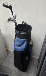 5枝球桿 連 高爾夫球袋連球桿 Mizuno Callaway Big Bertha  +1枝 Dunlop Equation Plus Kingspower Black Diamond Oversi