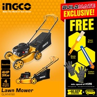 INGCO Gasoline Lawn Mower 3.0KW 4HP 4-Stroke Hand Push Type GLM141181 - BUILDMATE - IPT