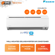 Daikin Standard Non Inverter Air Conditioner FTV-P R32 1.0HP/1.5HP/2.0HP/2.5HP 3 Star Rating Smart Control Air Cond FTV28PB/FTV35PB/FTV50PB/FTV60PB Penghawa Dingin