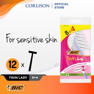 BIC Twin Lady Disposable Female Shaver / Razor - Packs of 12