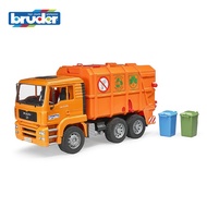 Bruder Man Garbage Truck Orange 02760
