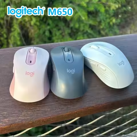 Logitech M650 business travelers are ecstatic! +MX3S lightweight and portable office mouse, no press